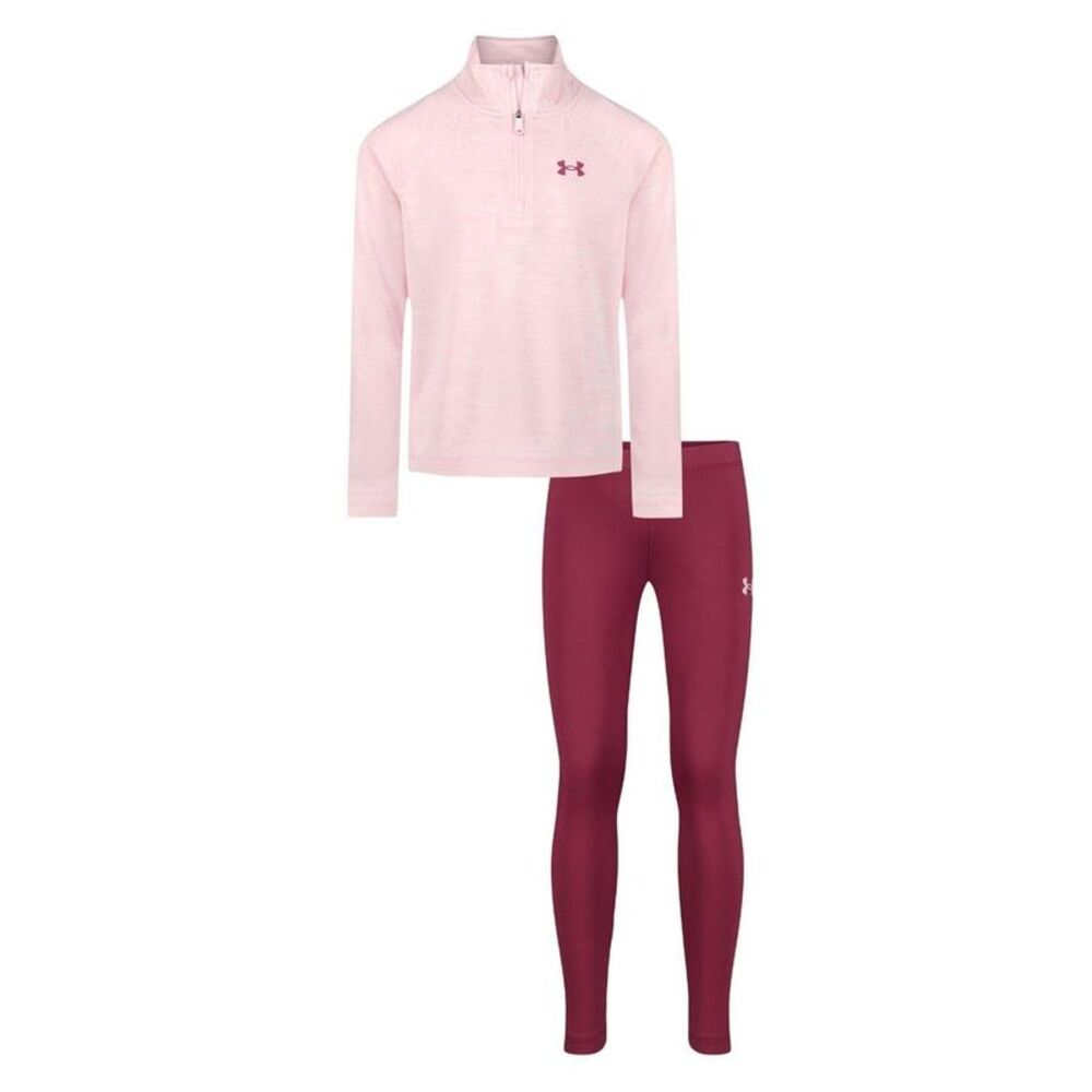 Under Armour Girls Tracksuit Set / Pink